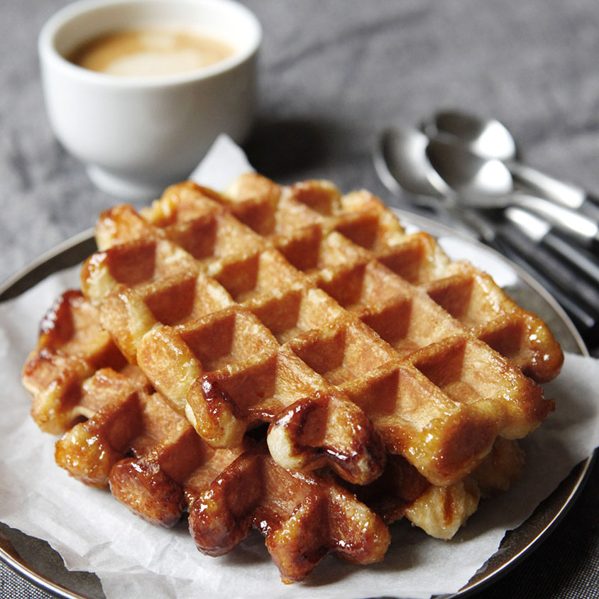 Galet breakfast-waffles gaufres beurre belges